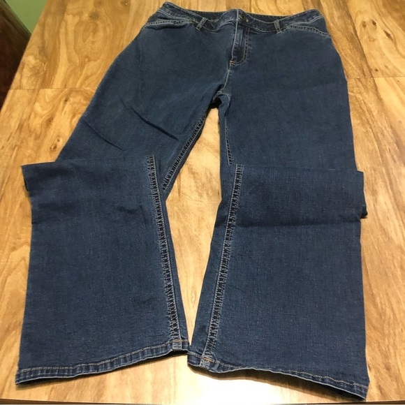 J. Jill Denim Blue Jeans Womens 10 Petite Tried True Fit Bootcut Stretch - Picture 2 of 12